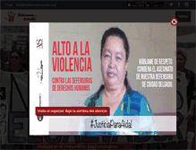 Tablet Screenshot of hablamederespeto.org